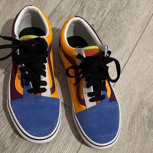 Vans Multicolor Sneakers - Blue, Orange, Purple